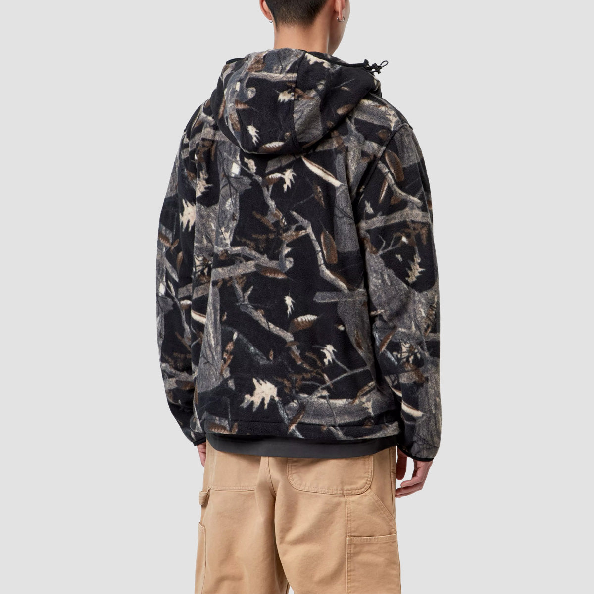 Carhartt WIP Blevin Liner Fleece Jacket Camo Feather Tree/Black
