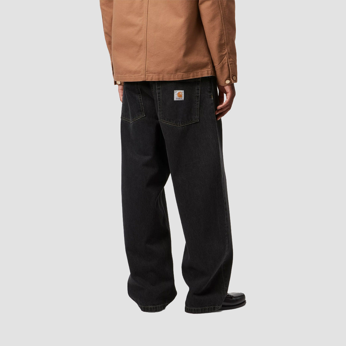 Carhartt WIP Brandon Jeans Loose Fit Jeans Black Stone Washed