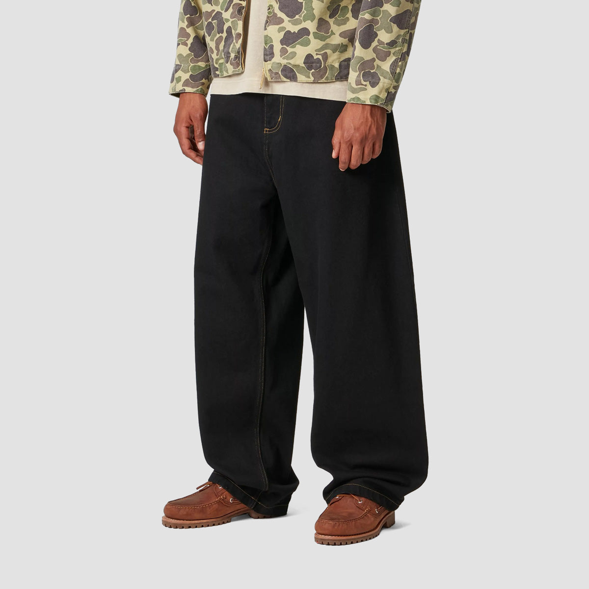 Carhartt WIP Brandon Loose Fit Jeans Black Rinsed