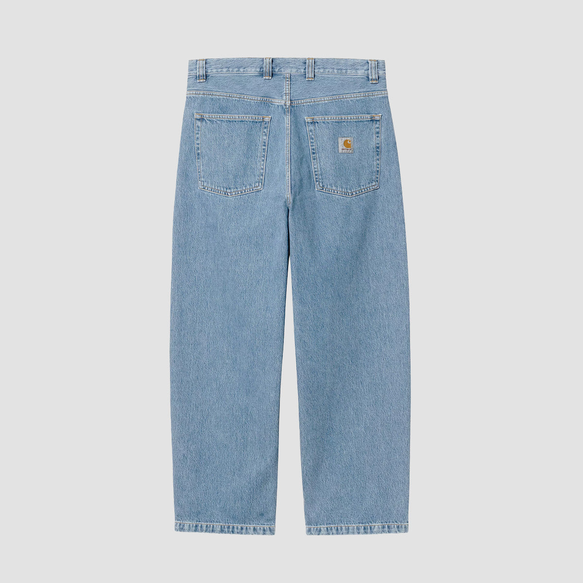 Carhartt WIP Brandon Loose Straight Fit Jeans Blue Stone Bleached