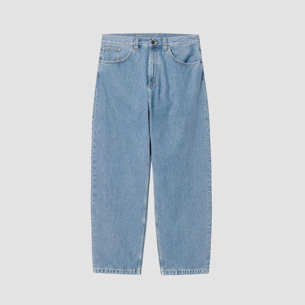 Carhartt WIP Brandon Loose Straight Fit Jeans Blue Stone Bleached