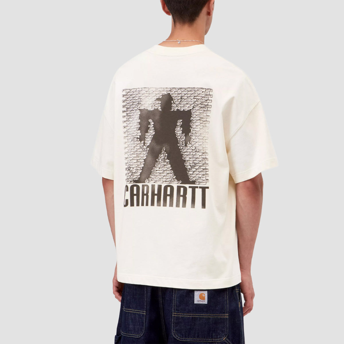 Carhartt WIP Bricky Man T-Shirt Wax Stone Dyed