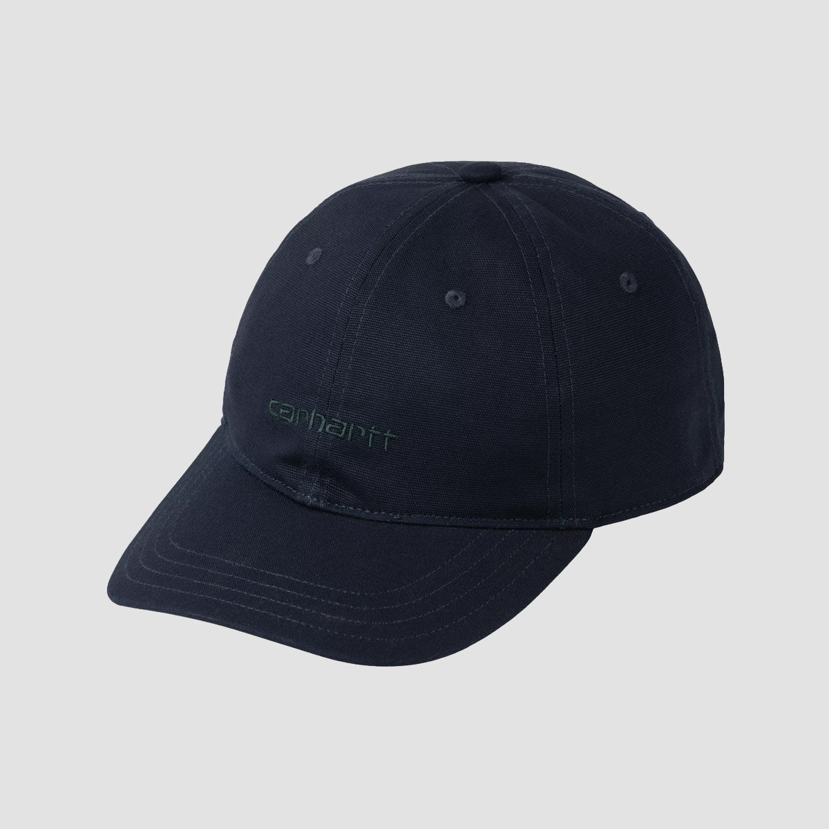 Carhartt WIP Canvas Script Cap Dark Navy/Dark Scarab