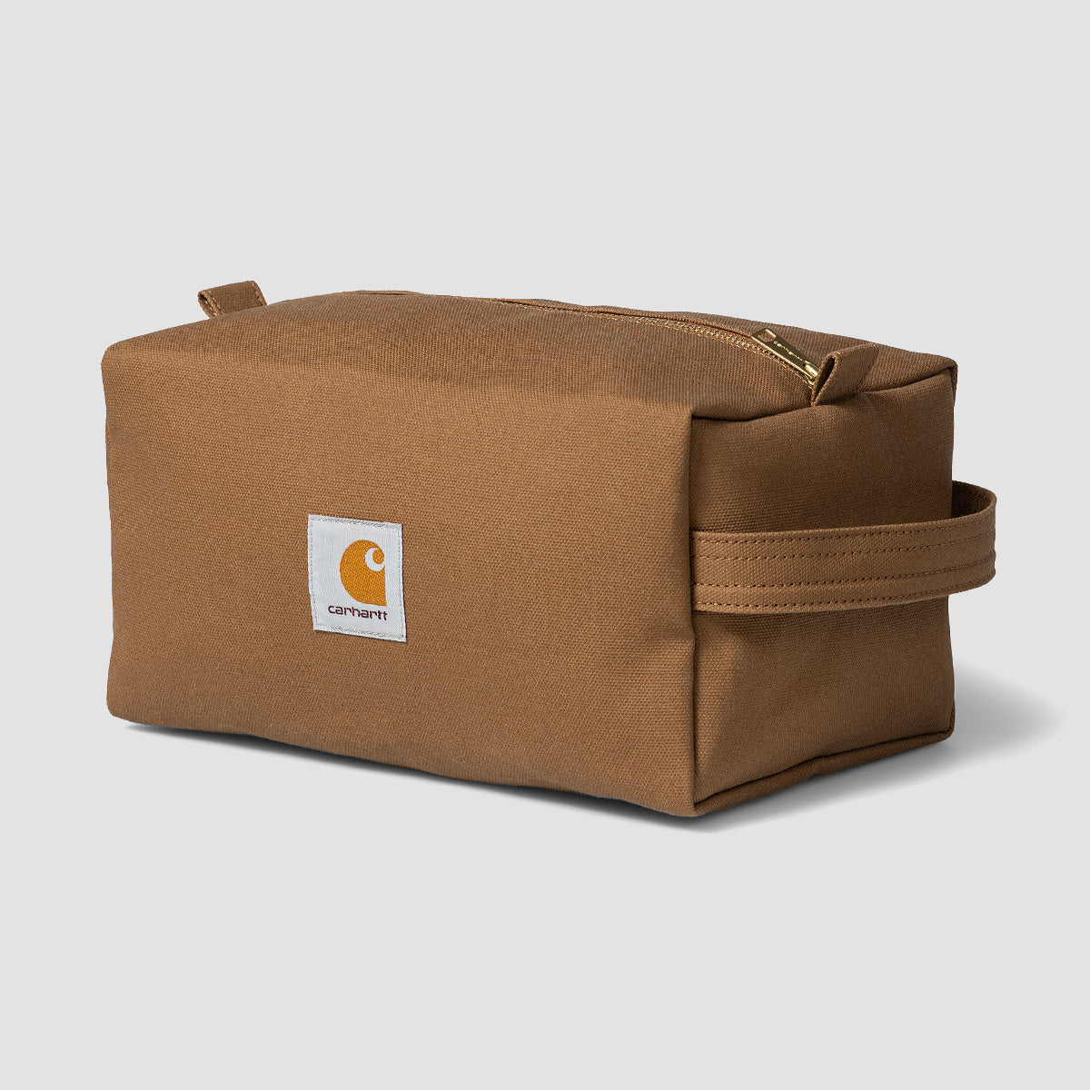 Carhartt WIP Canvas Washbag Hamilton Brown