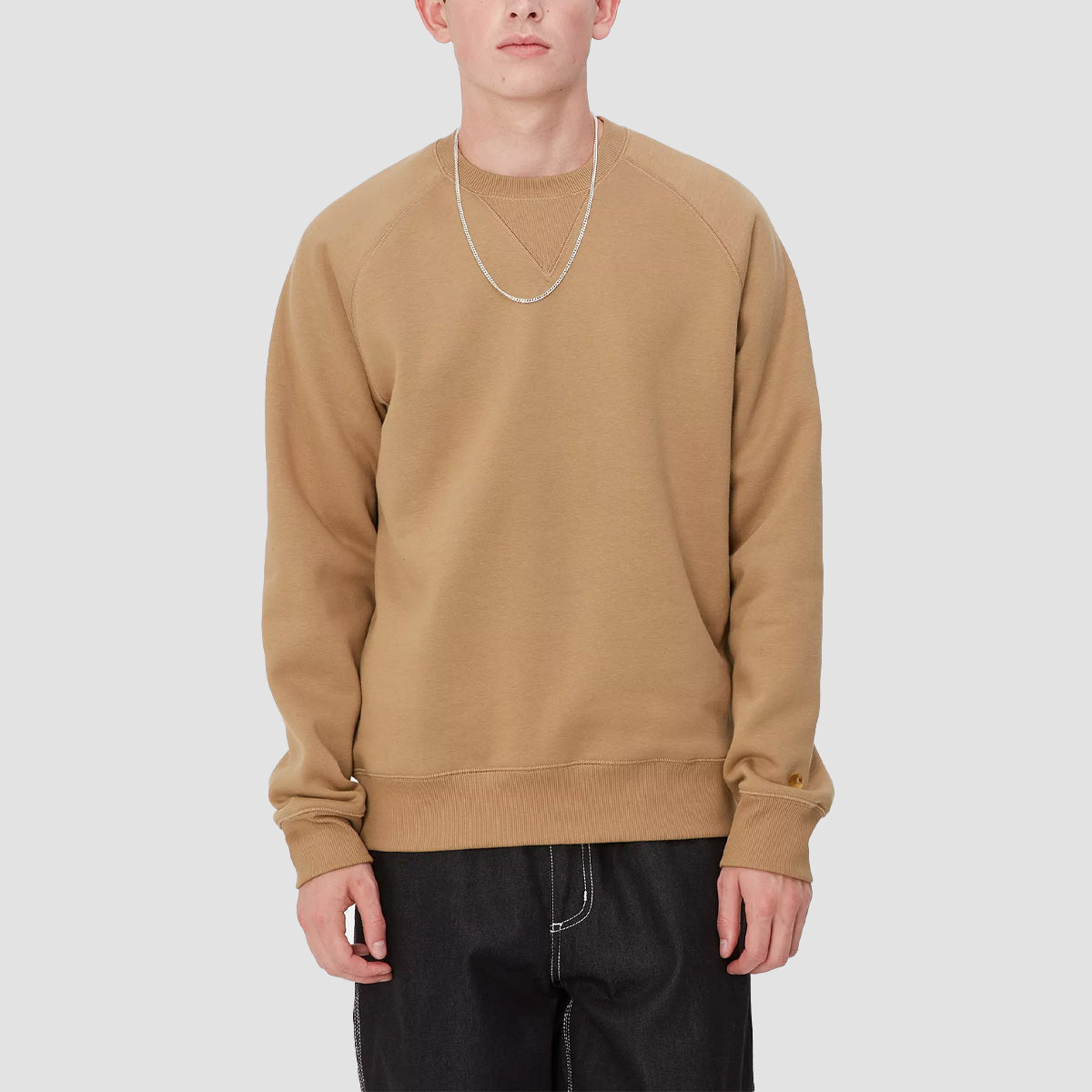 Carhartt WIP Chase Crew Sweatshirt Peanut/Gold