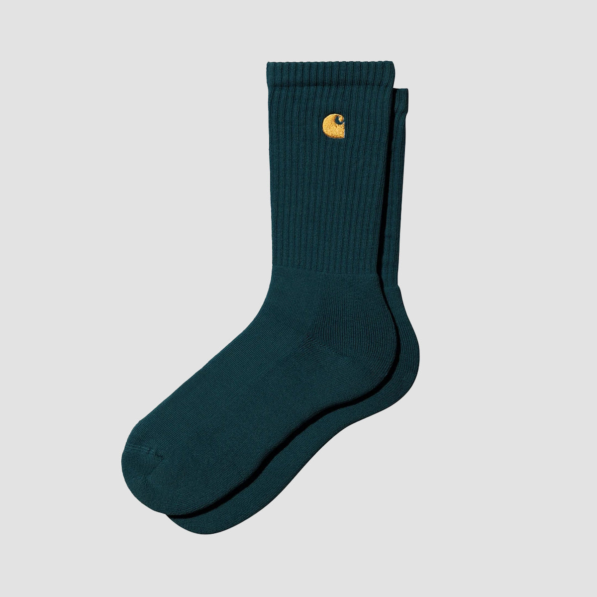 Carhartt WIP Chase Socks Duck Blue/Gold