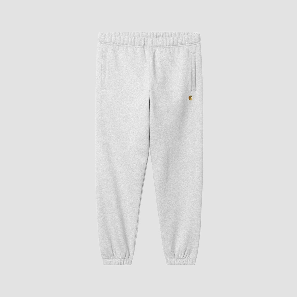 Carhartt WIP Chase Sweatpants Ash Heather/Gold