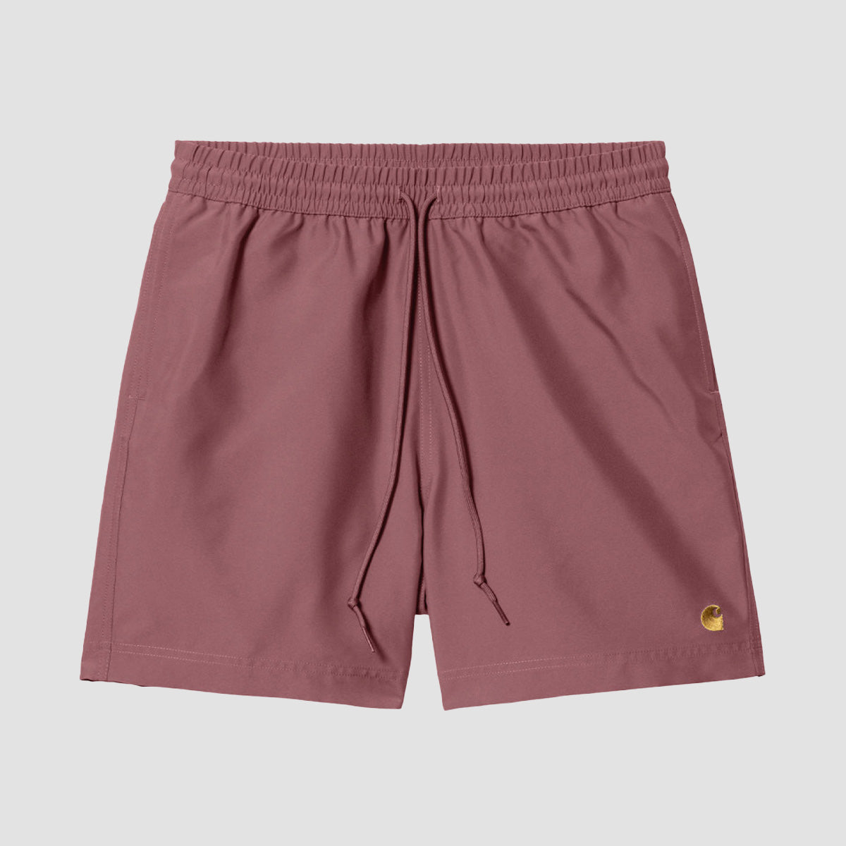 Carhartt WIP Chase Swim Trunks Dusty Fuchsia/Gold