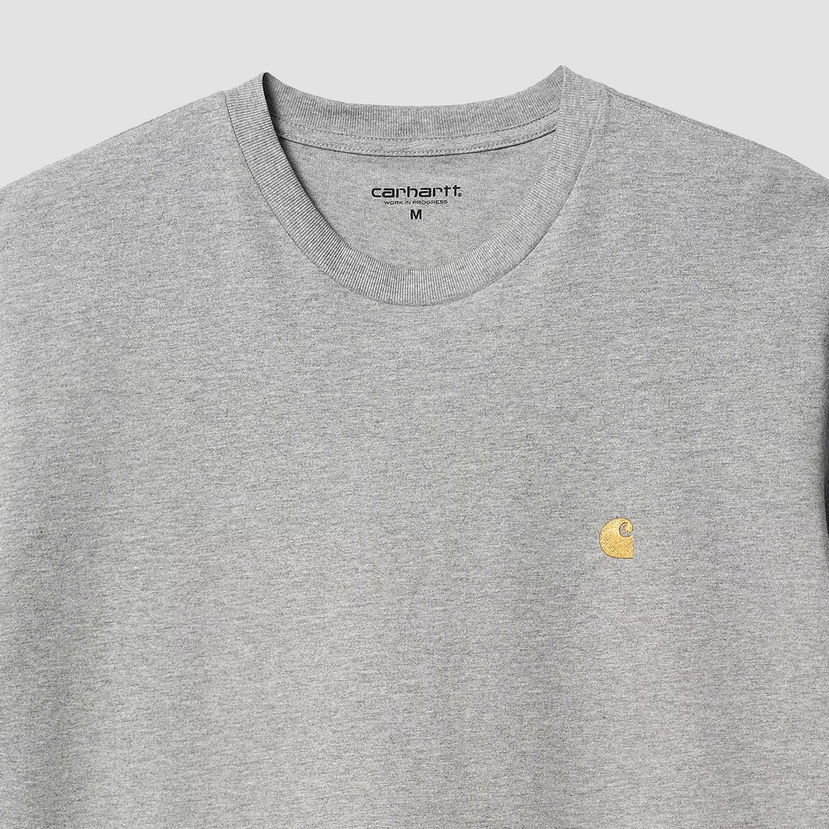 Carhartt WIP Chase T-Shirt Grey Heather/Gold