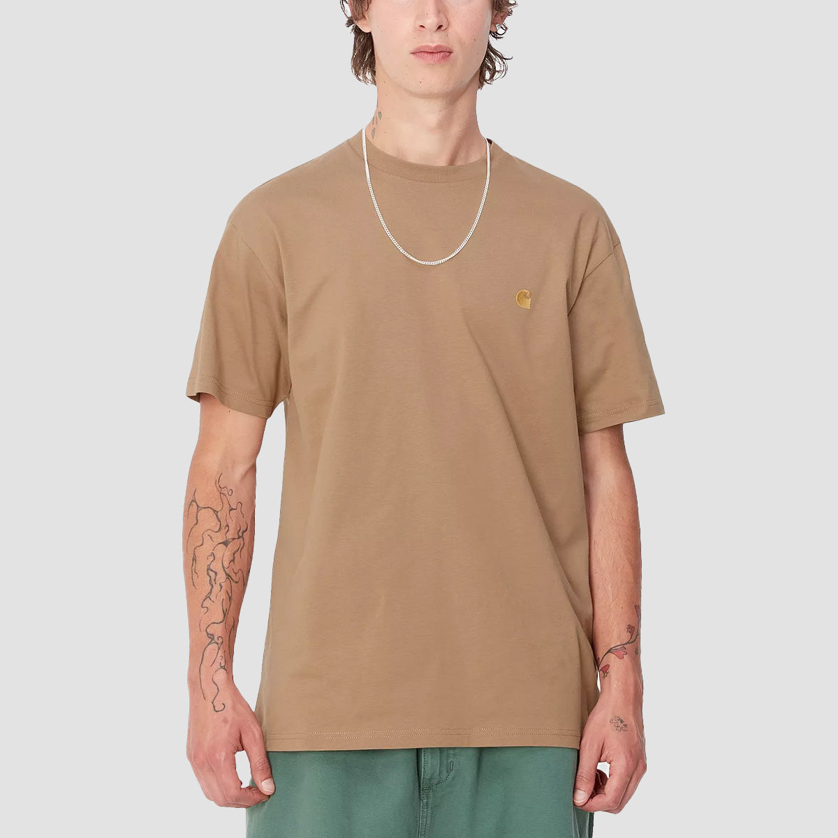 Carhartt WIP Chase T-Shirt Peanut/Gold