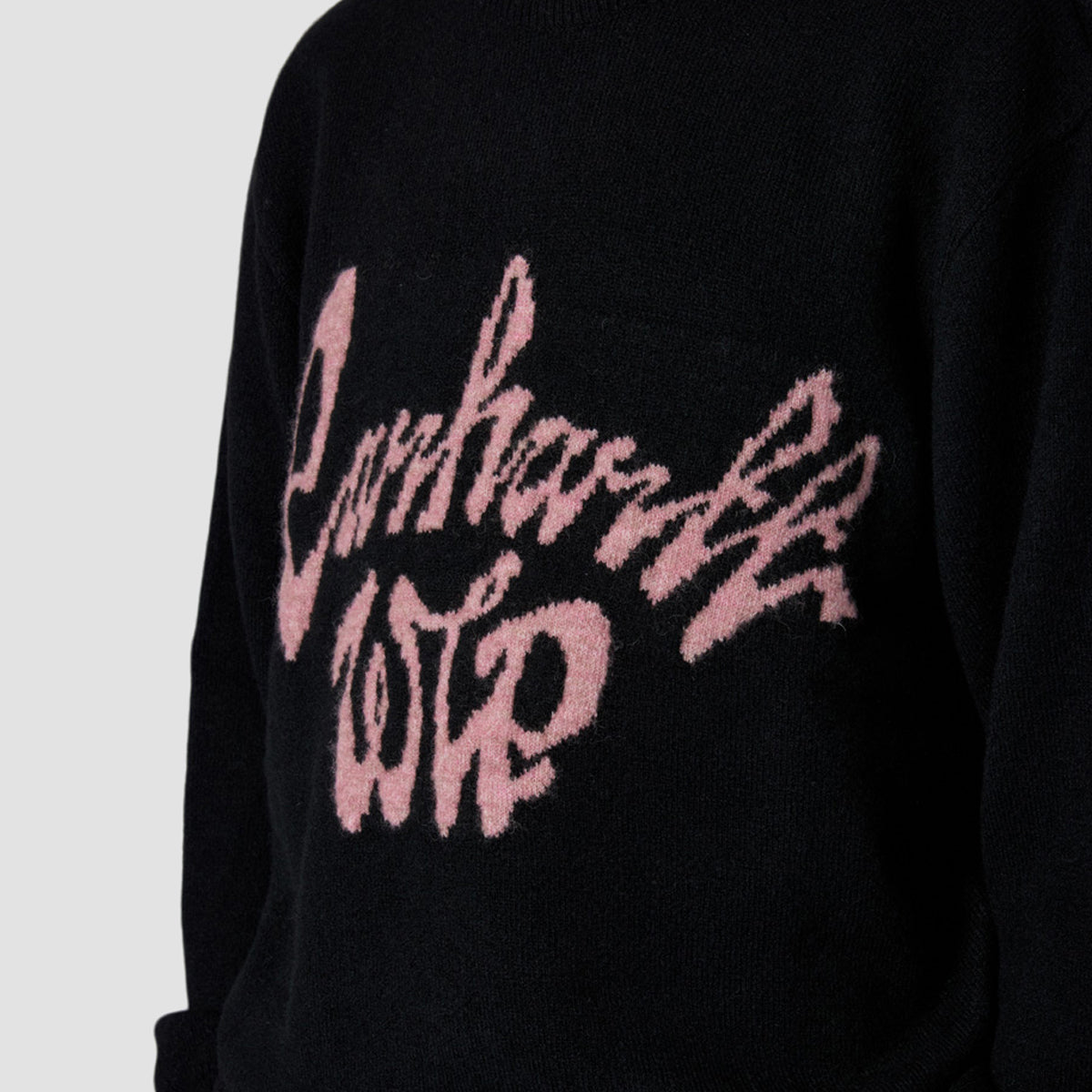 Carhartt WIP Chedda Sweater Black/Glassy Pink