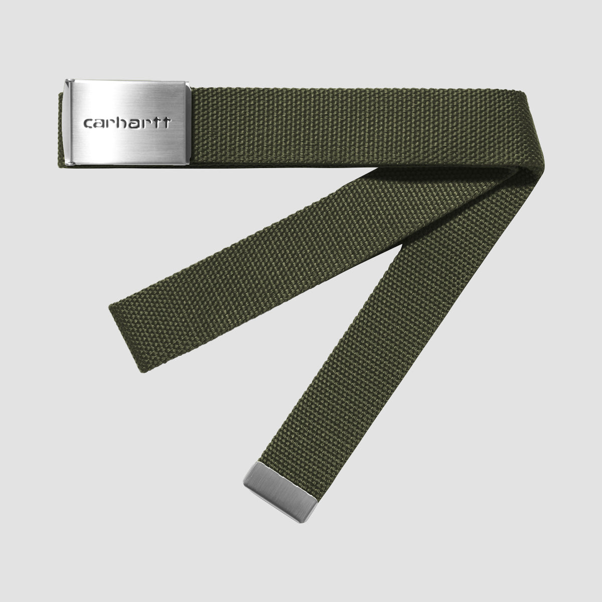 Carhartt WIP Clip Belt Chrome Office Green