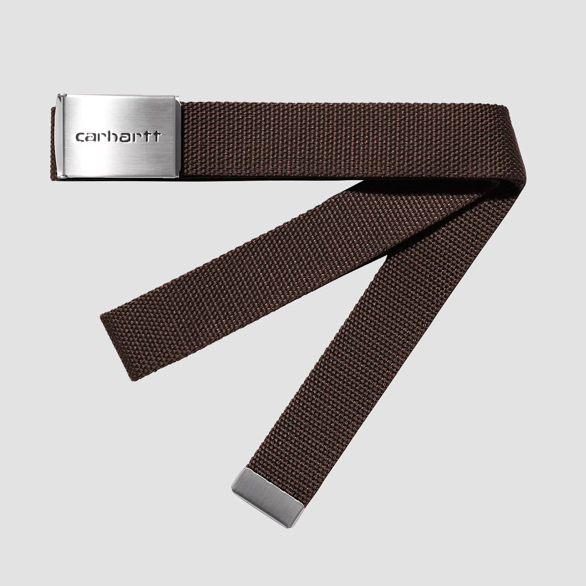 Carhartt WIP Clip Belt Chrome Tobacco