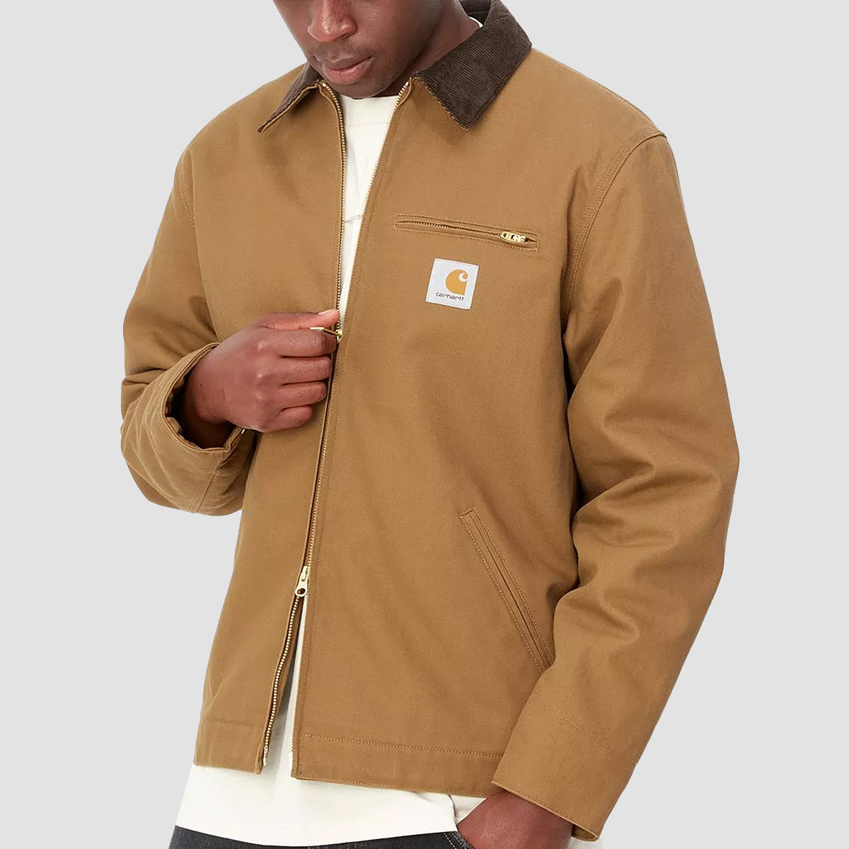 Carhartt WIP Detroit Jacket Hamilton Brown/Tobacco Rigid