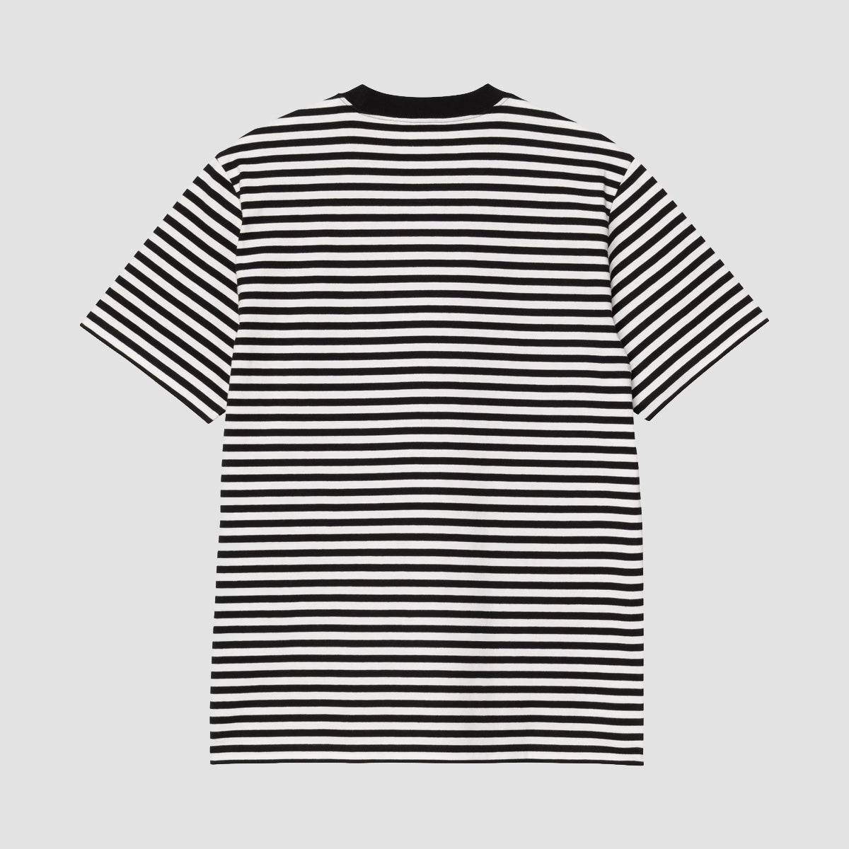 Carhartt WIP Ezra Stripe Pocket T-Shirt Black/Wax