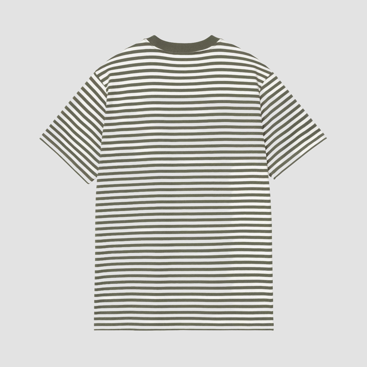 Carhartt WIP Ezra Stripe Pocket T-Shirt Leaf/Wax