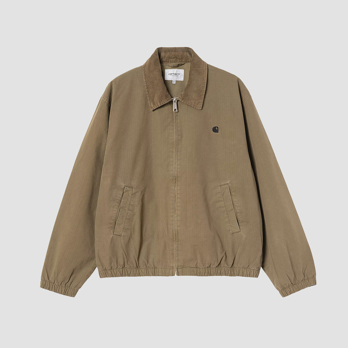 Carhartt WIP Madison Ripstop Jacket Dark Beech/Black Garment Dyed
