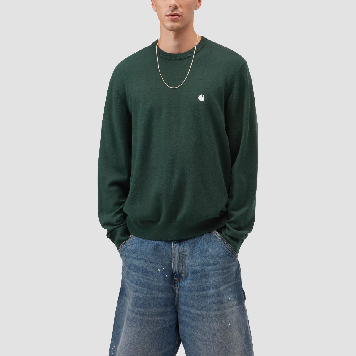 Carhartt WIP Madison Sweater Dark Scarab/Wax