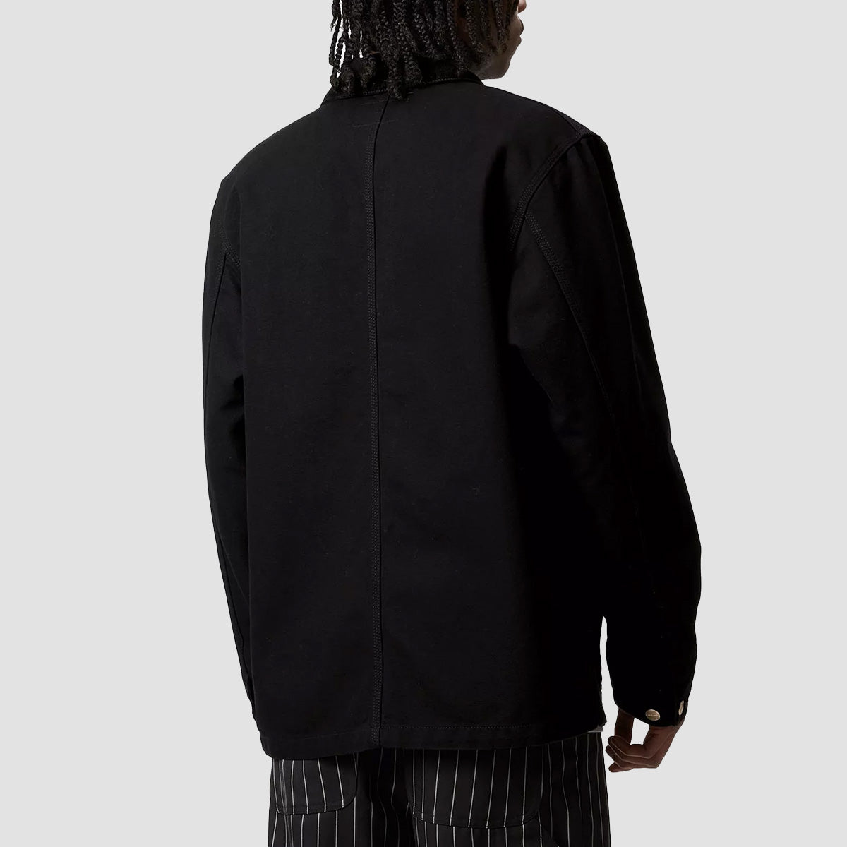 Carhartt WIP Michigan Coat Black/Black Rinsed