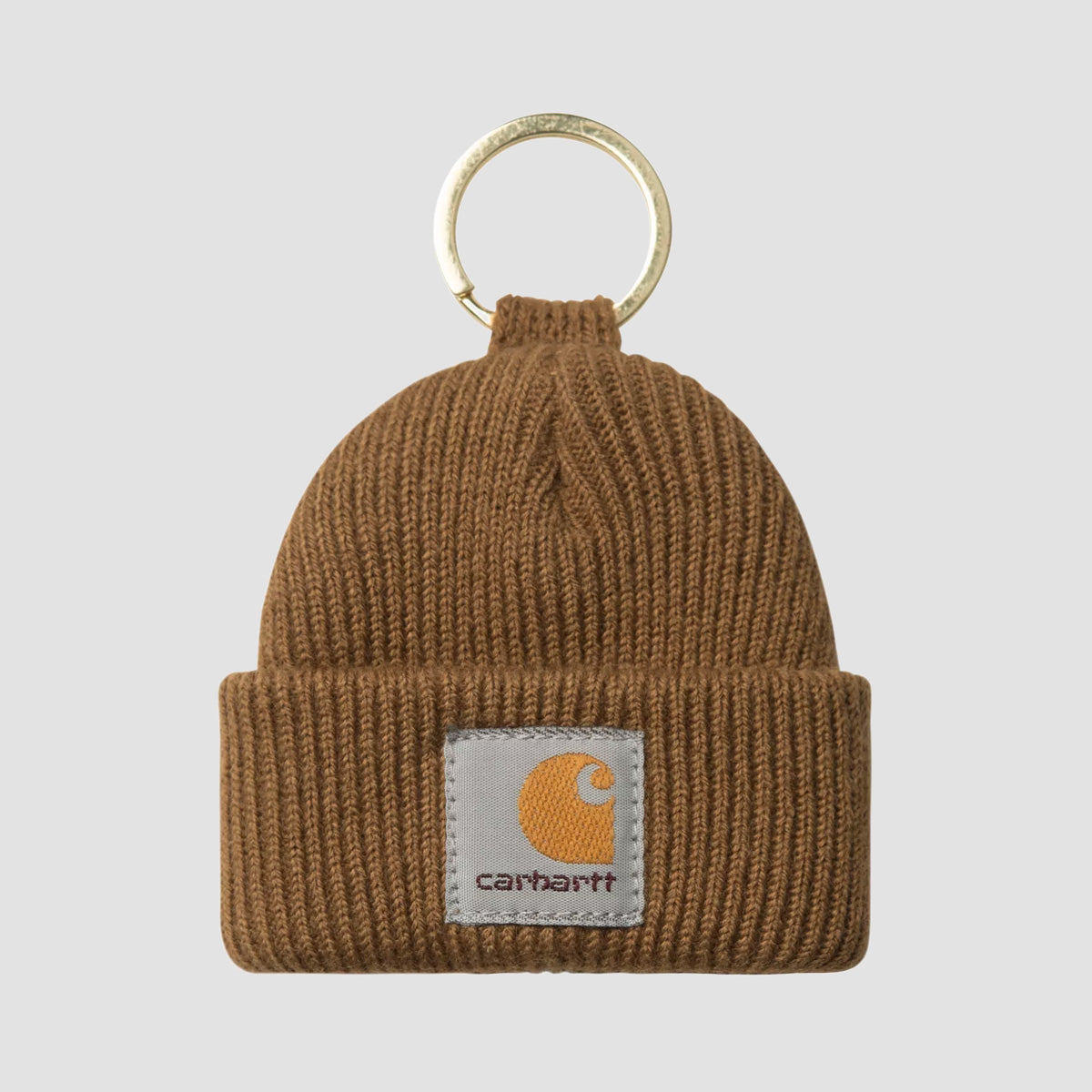 Carhartt WIP Mini Watch Hat Keychain Hamilton Brown
