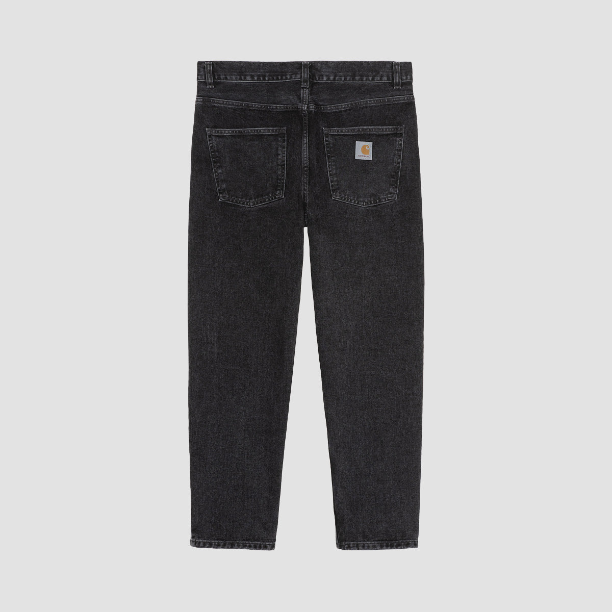 Carhartt WIP Newel Relaxed Tapered Jeans Black Stone Washed