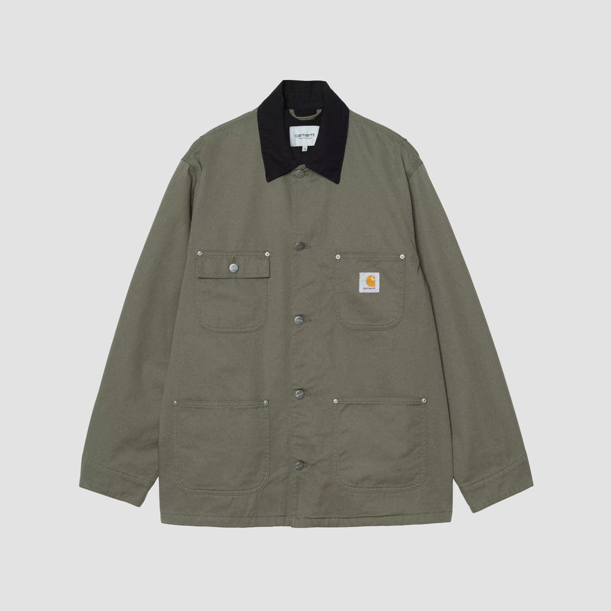 Carhartt WIP OG Chore Coat Leaf/Black Rinsed