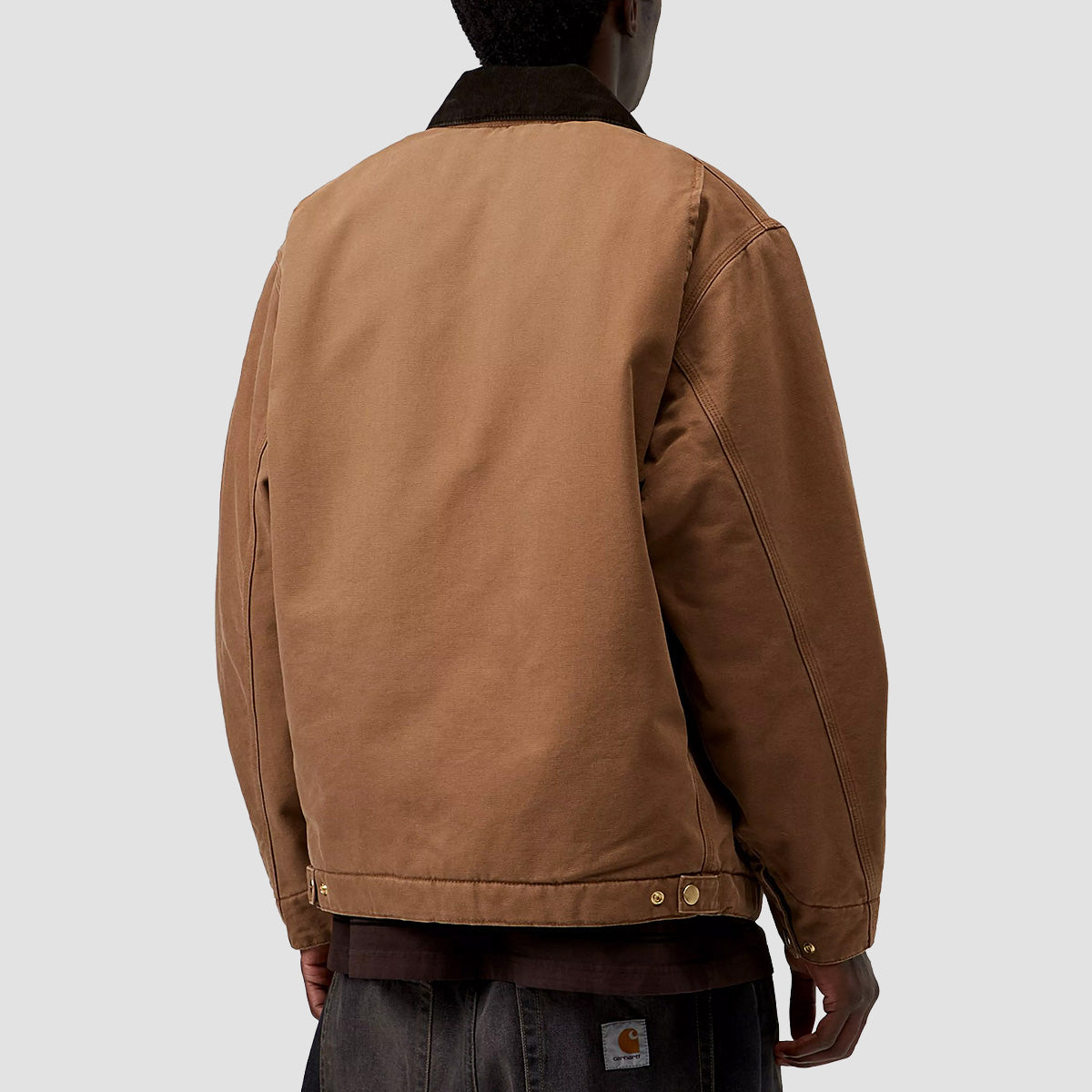 Carhartt WIP OG Detroit Jacket WIP H Brown/Tobacco Stone Canvas
