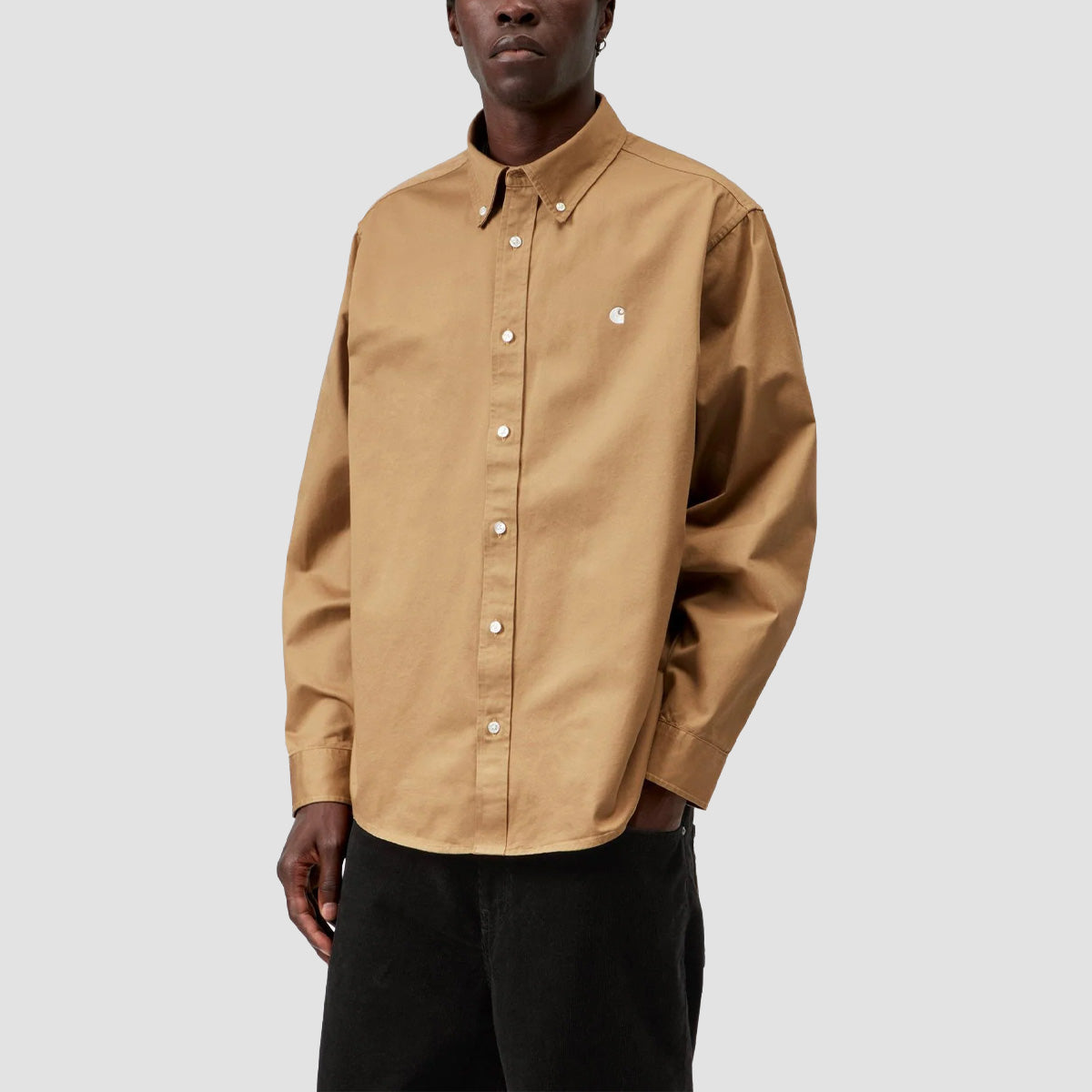 Carhartt WIP OG Madison Longsleeve Shirt WIP Dusty H