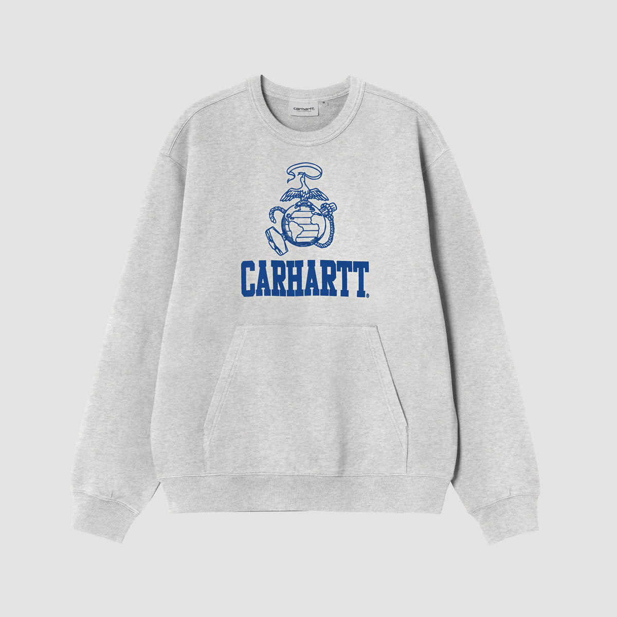 Carhartt WIP Pond Corps Crew Sweatshirt Ash Heather