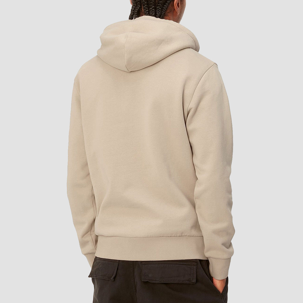 Carhartt WIP Script Embroidery Pullover Hoodie Wall/Black