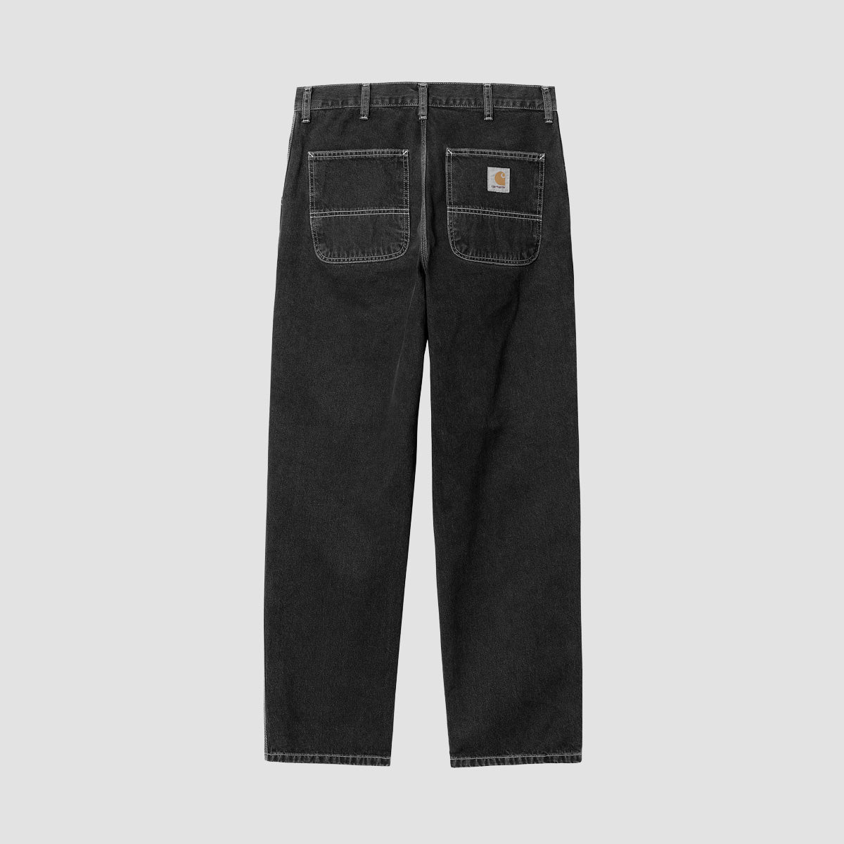 Carhartt WIP Simple Relaxed Fit Jeans Black Stone Washed