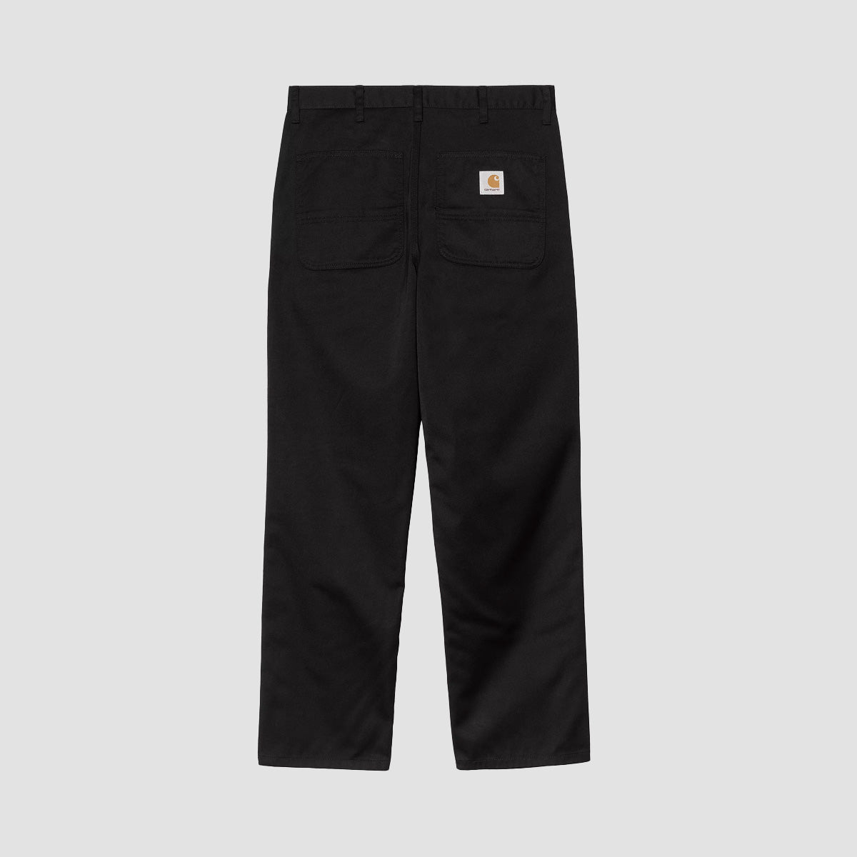 Carhartt WIP Simple Relaxed Straight Fit Pants Black Rinsed