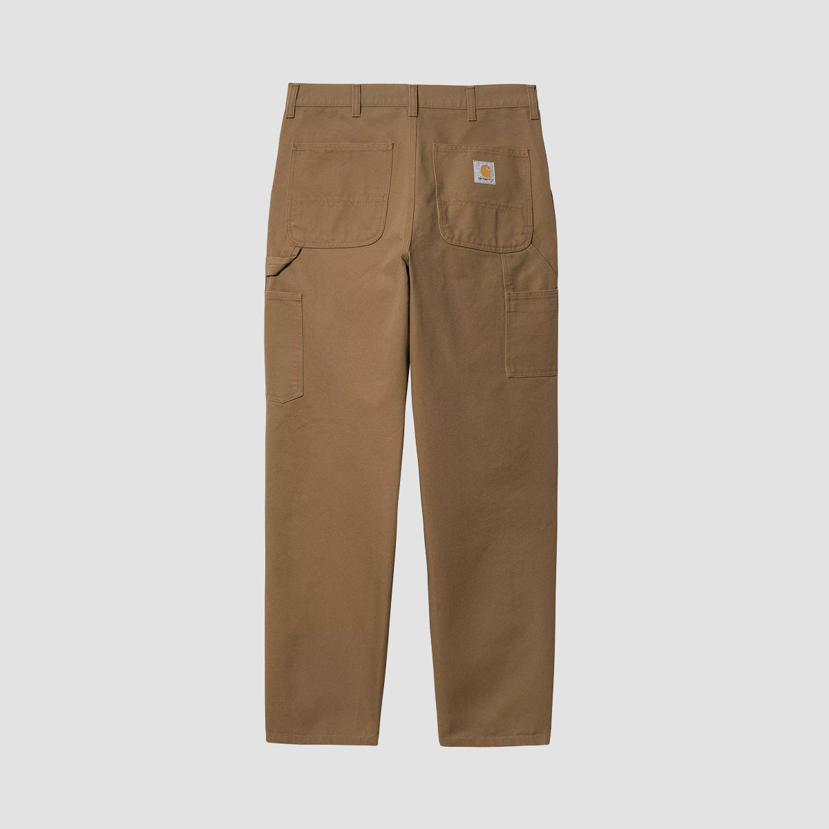 Carhartt WIP Single Knee Canvas Pants Hamilton Brown Rinsed