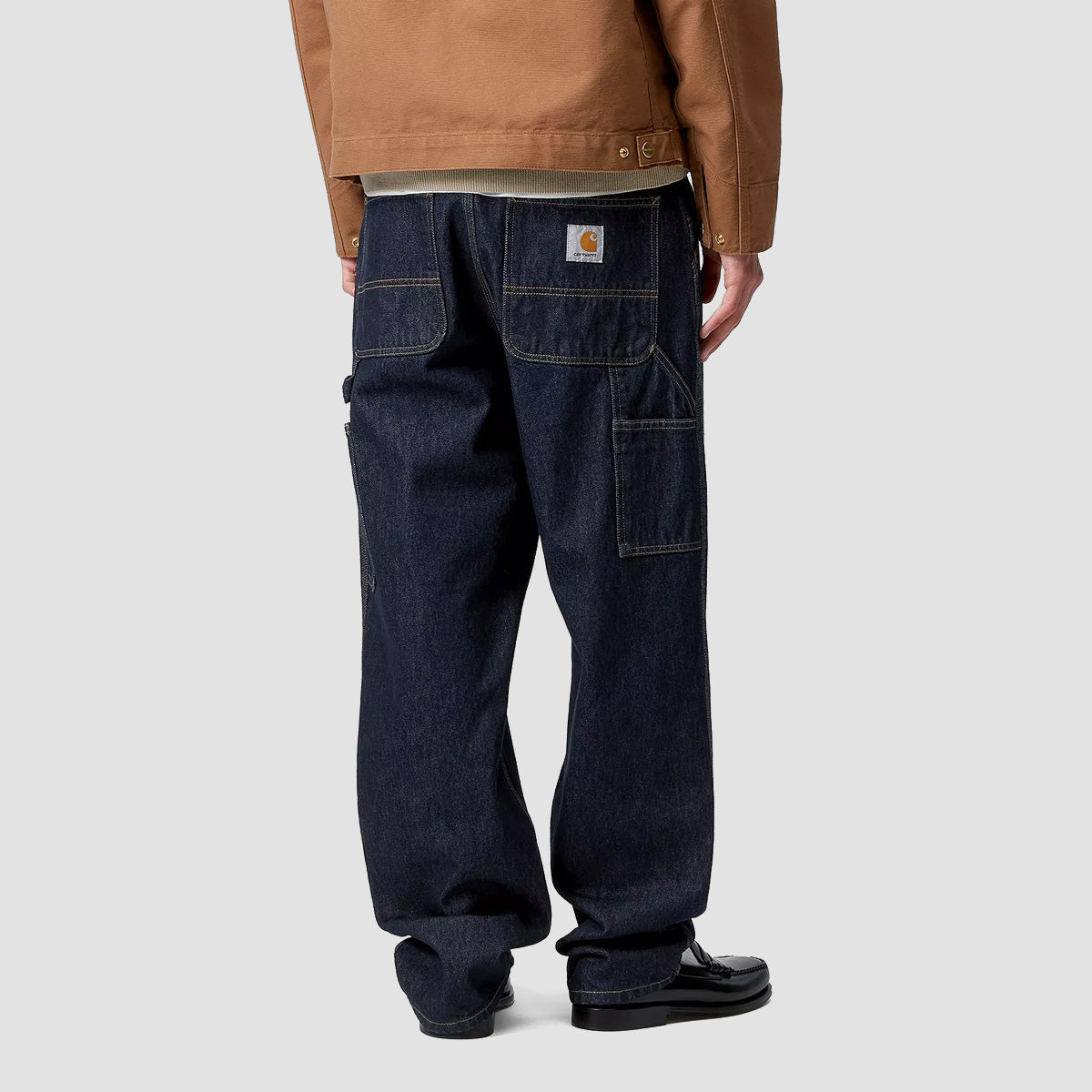 Carhartt WIP Single Knee Relaxed Fit Jeans Blue Rinsed