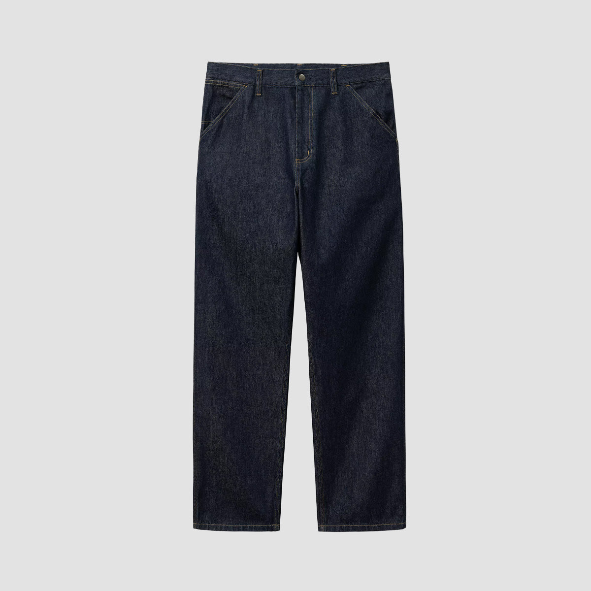 Carhartt WIP Single Knee Relaxed Fit Jeans Blue Rinsed