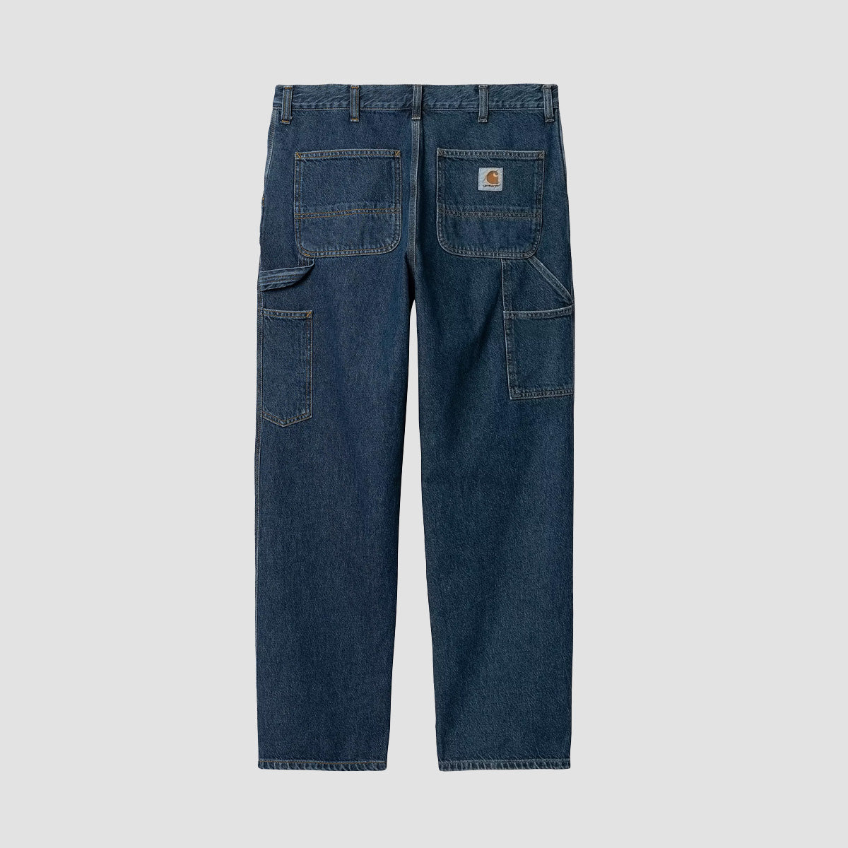 Carhartt WIP Single Knee Relaxed Straight Fit Jeans Blue Stone Washed