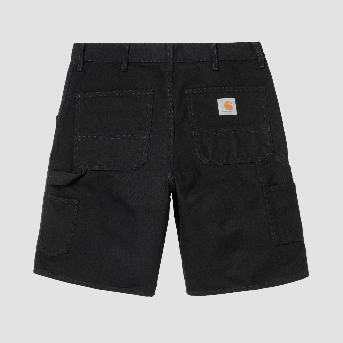 Carhartt WIP Single Knee Shorts Black Rinsed