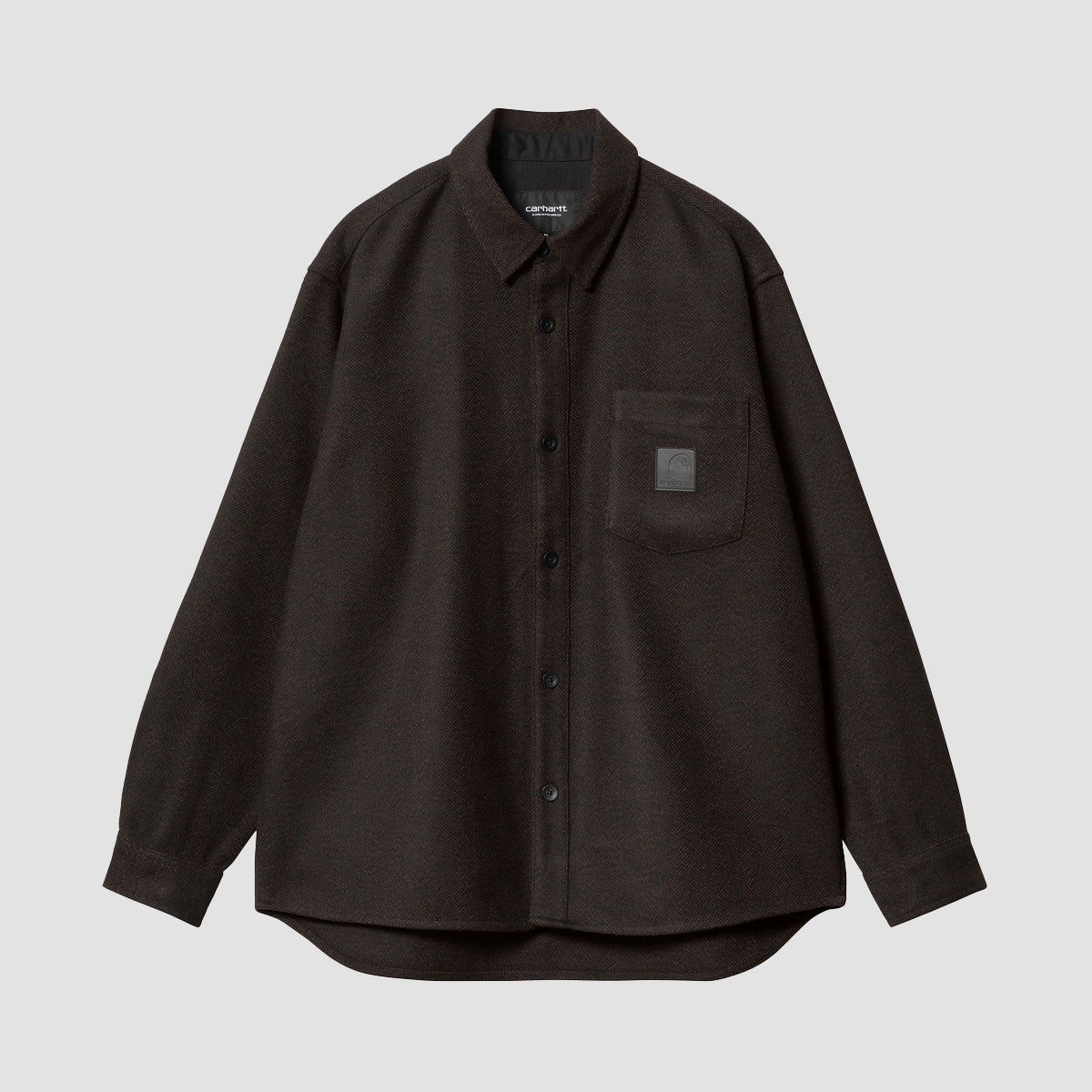 Carhartt WIP Truman Longsleeve Shirt Chocolate/Black