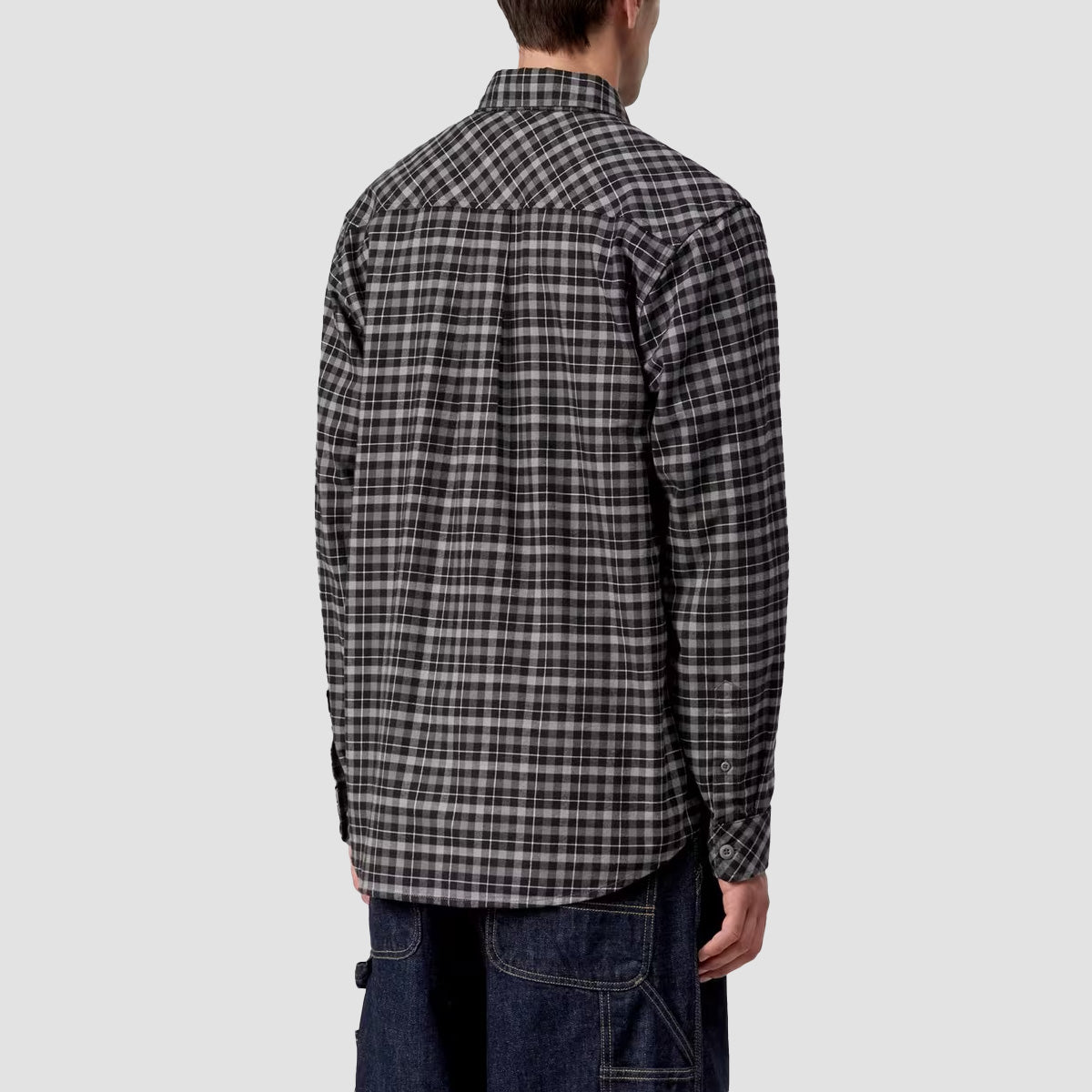 Carhartt WIP Widmark Check Longsleeve Shirt Porphyry