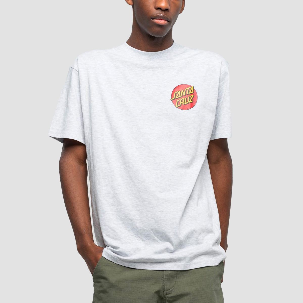 Santa Cruz Classic Dot Chest T-Shirt White