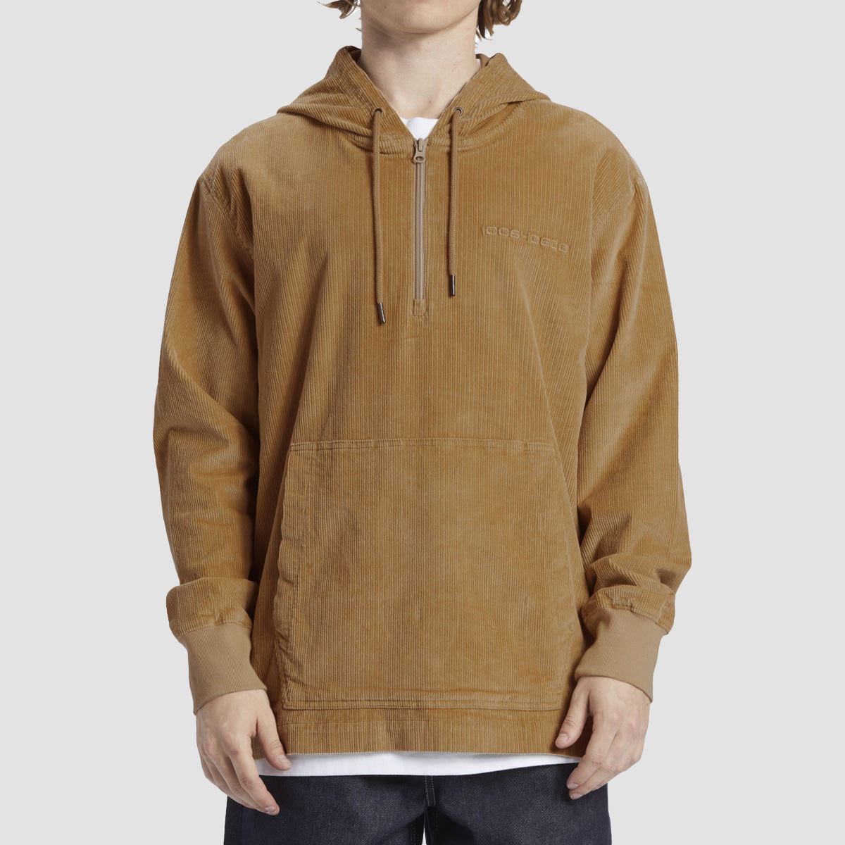 DC Belview Quarter Zip Pullover Hoodie Incense