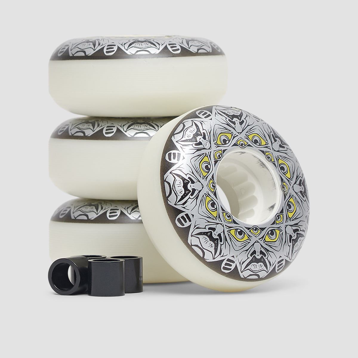 Eulogy Abdiel Colberg Legend 90A Inline Wheels x4 White 55mm