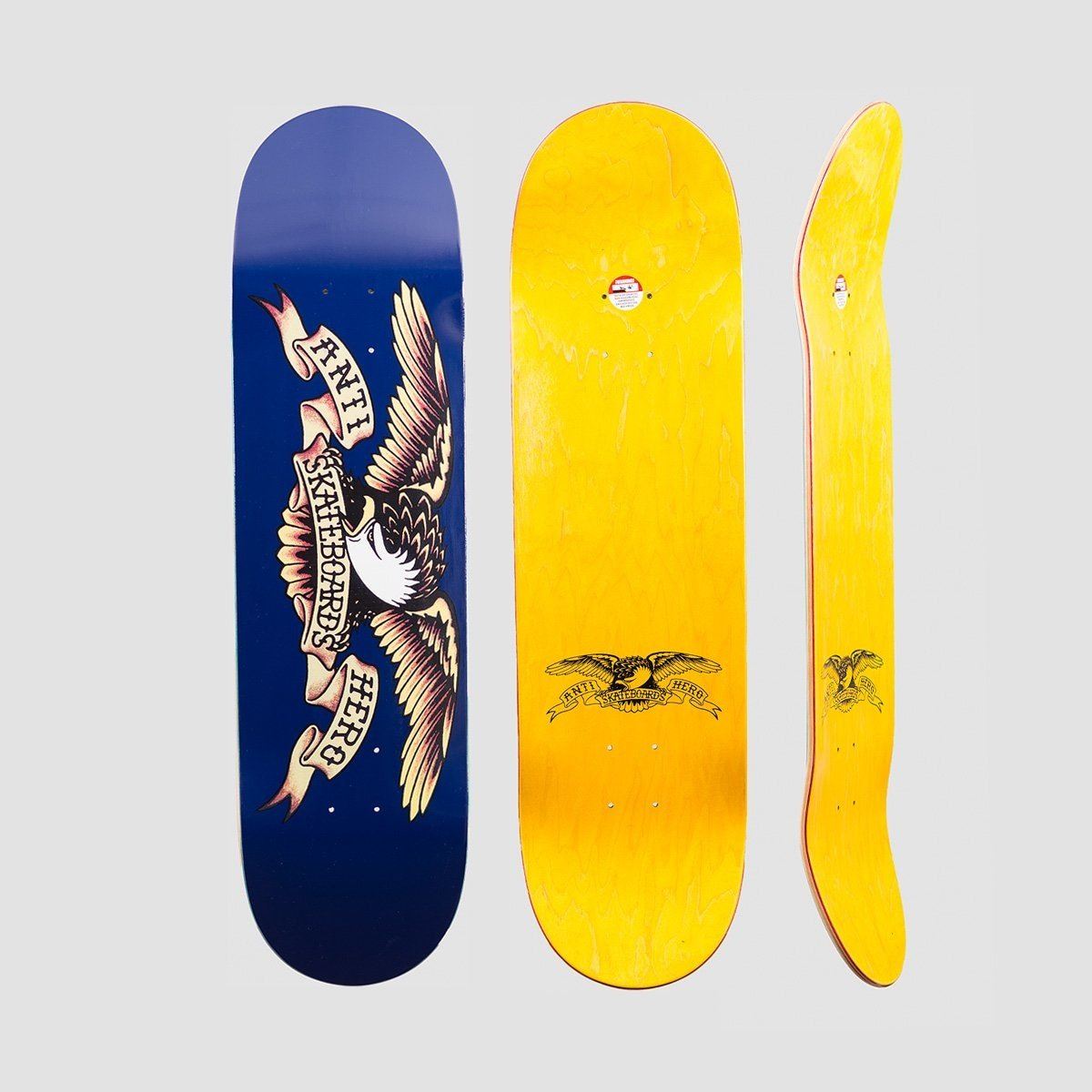 Antihero Classic Eagle Skateboard Deck Blue - 8.5"