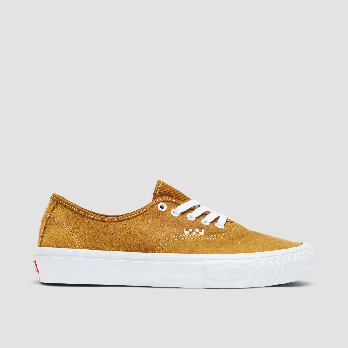 Vans Skate Authentic Shoes - Leather Golden Brown