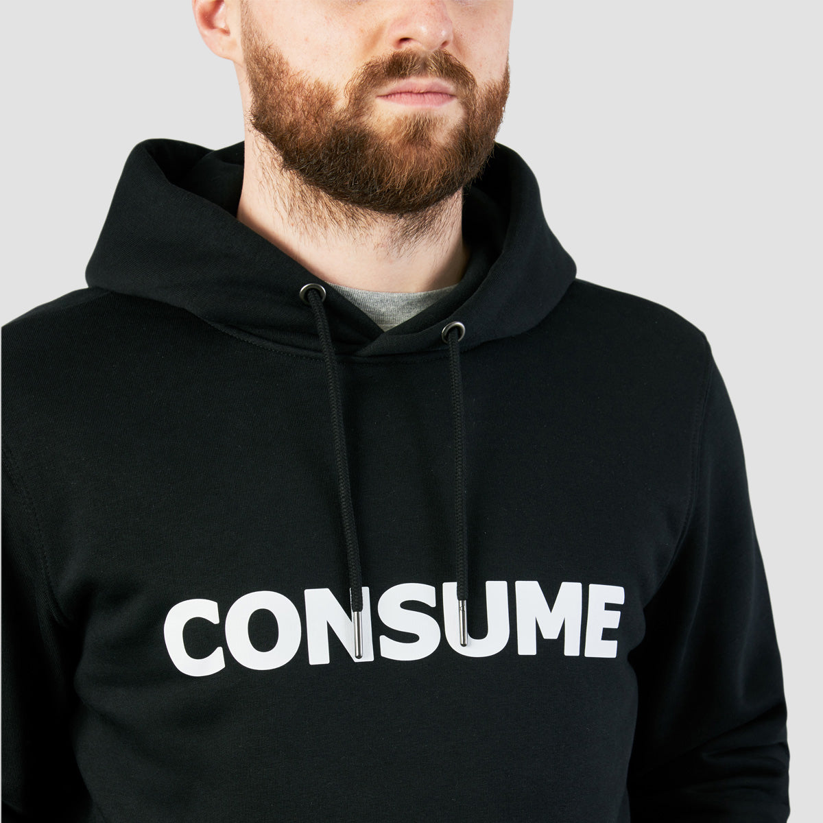 Consume Logo Pullover Hoodie Black/White