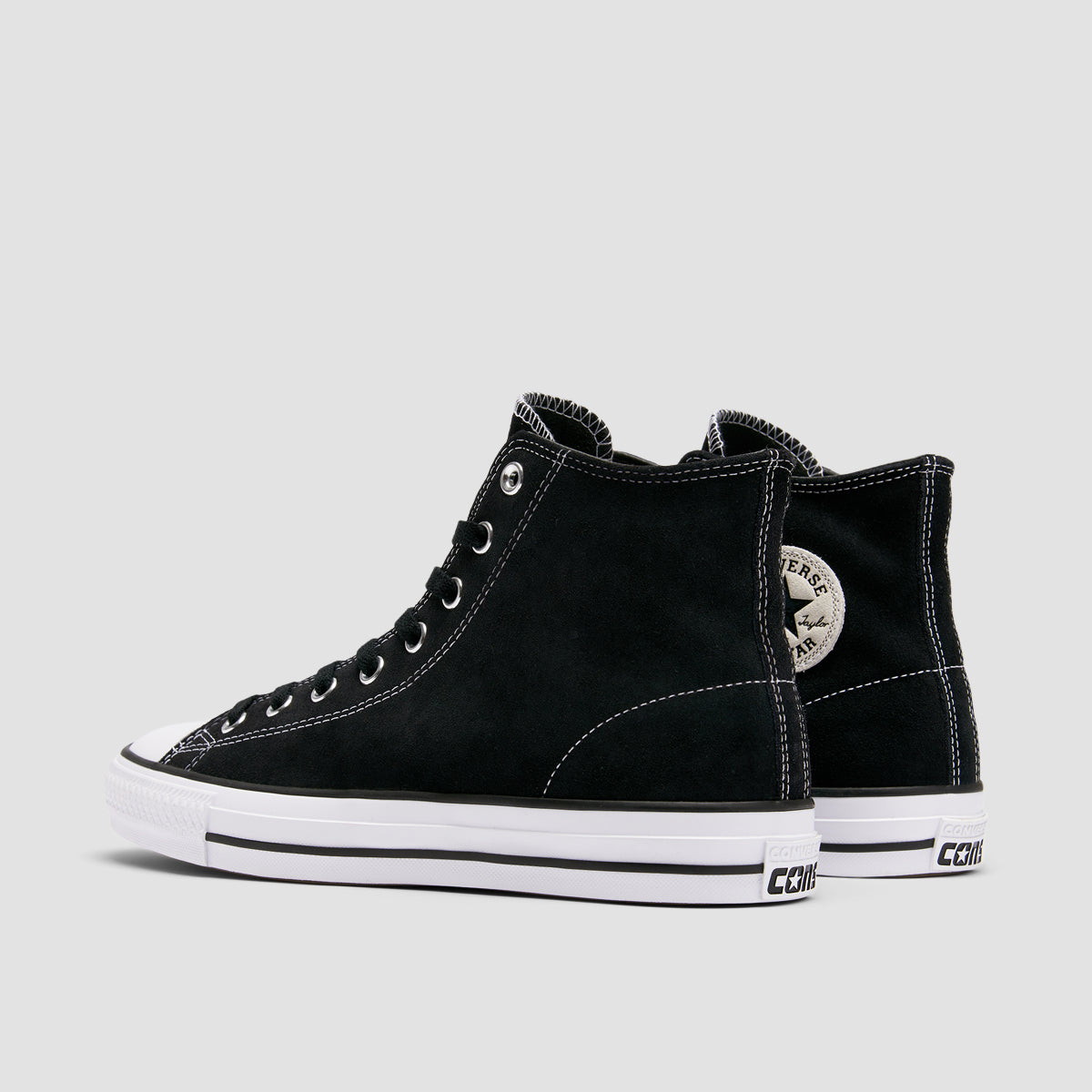 Converse Chuck Taylor All Star Pro High Top Shoes Black Black White