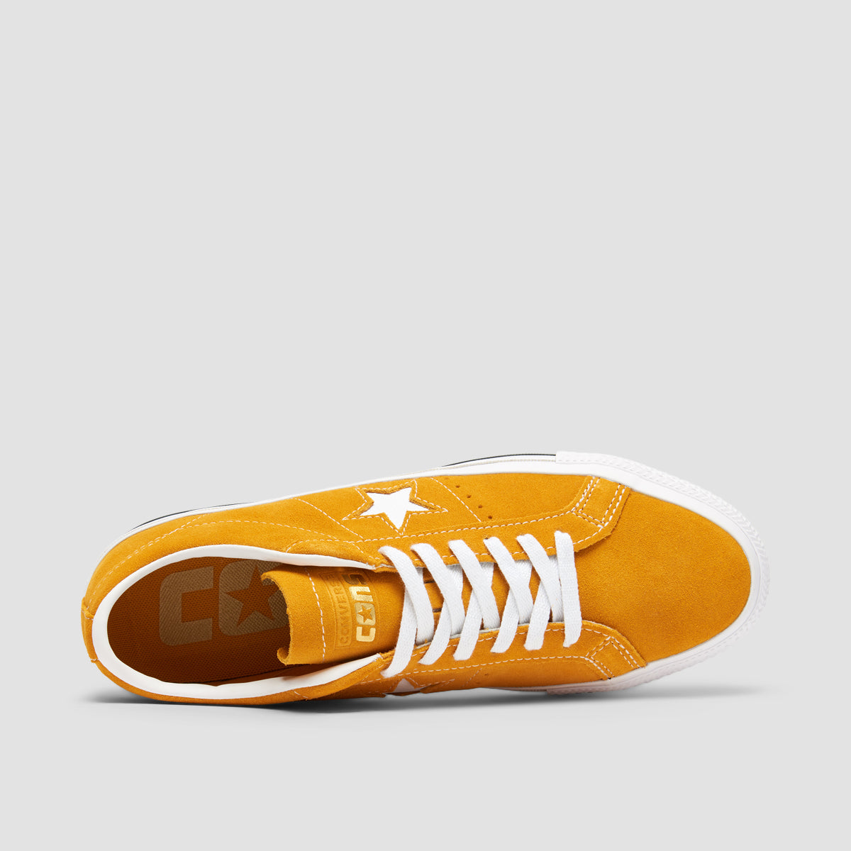 Converse One Star Pro Shoes - Sunflower Gold/White/Black