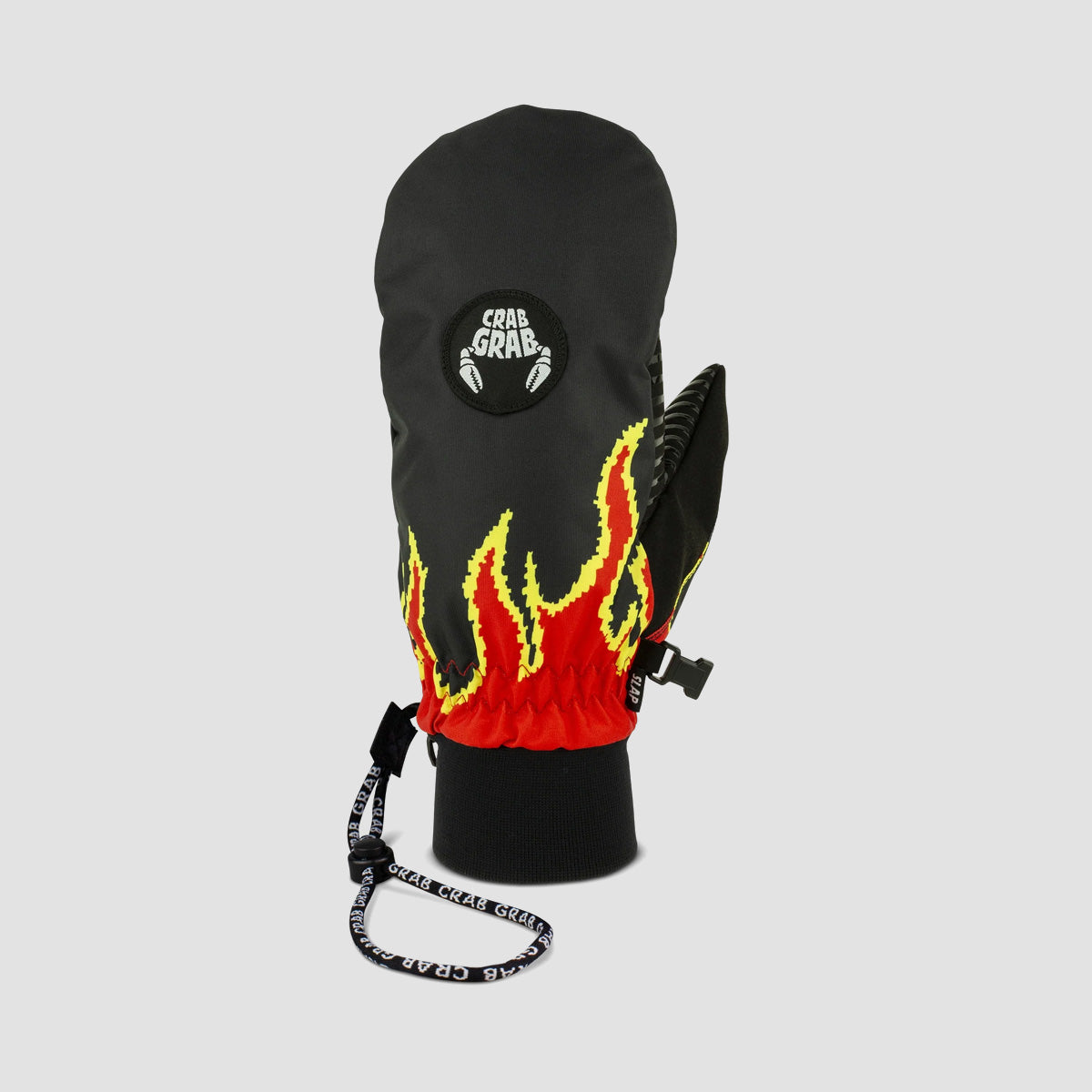 Crab Grab Slap Snow Mittens Flamethrower