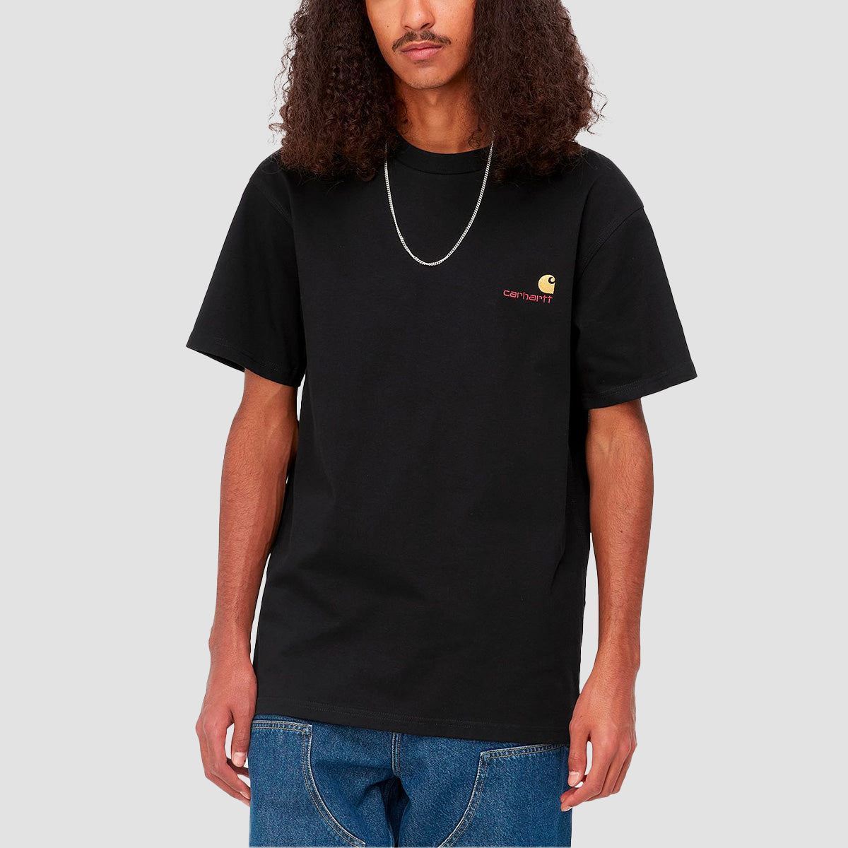 Carhartt WIP American Script T-Shirt Black
