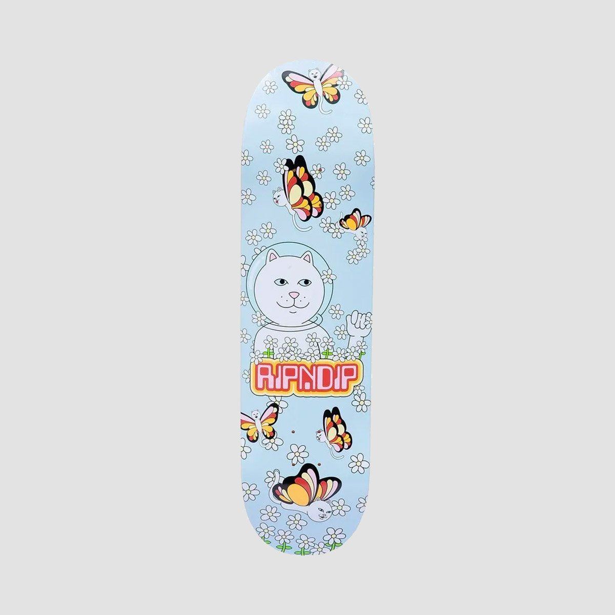 Ripndip Butterfly Skateboard Deck Lavender - 8.5"